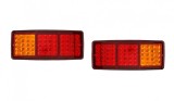 Set 2 bucati lampi stopuri spate camion , remorca , utilaje etc cu LED 280x105 24V