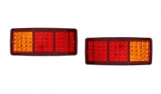Set 2 bucati lampi stopuri spate camion , remorca , utilaje etc cu LED 280x105 24V