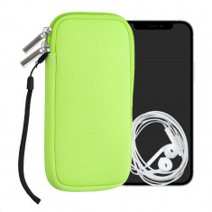 Husa Universala Kwmobile marime XXL - 7 inch, Neopren, Verde, 46188.5.44