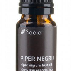 Ulei esential pur din piper negru (piper nigrum fruit oil), 10ml, Sabio