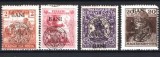 Romania 1919 - EMISIUNEA CLUJ. 4 TIMBRE EROARE SPRATIPAR DEPLASAT, P16(A1), Nestampilat