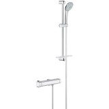 Baterie termostatica dus Grohe Grohterm 2000, cu set dus Euphoria 110, crom, 34195001