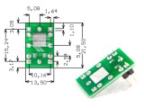 Placă Universală Dublu Fețe Multiadaptor ROTH ELEKTRONIK RE965-02PIN 13,5mm