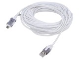 Cablu slim USB 3.1 RJ45 - USB C, 15m, alb - Goobay