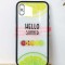 Toc TPU &amp; Glass Apple iPhone SE 2020 Lemon