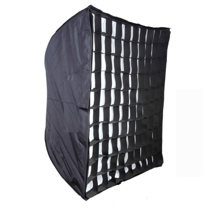 Softbox 45x45cm cu grid montura Elinchrom