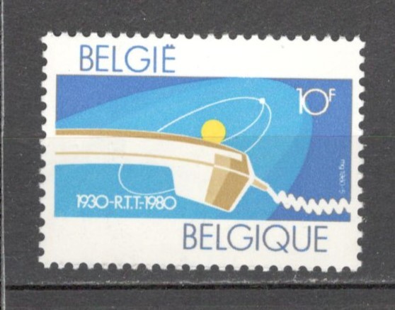 Belgia.1980 50 ani Societatea de stat de Telegrafie si Telefonie MB.213