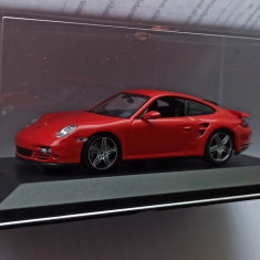 Macheta Porsche 911 Turbo (997) rosu - Minichamps 1/43