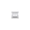 Intrerupator Cap Scara Zena Gri Metalizat, 10A, 220-240V, Incastrat, IP20