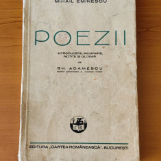 Mihai Eminescu - Poezii (ediție interbelică îngrijită de acad. Gh. Adamescu)