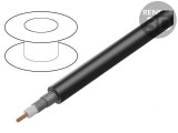 Cablu coaxial OFC PVC negru 100m 7,1mm