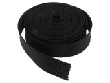 Trese din Poliester Negru 35-60mm Rolă