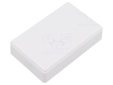 Carcasă: universală X: 56mm Y: 90mm Z: 23mm ABS albe