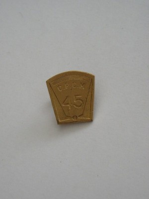 QW9 J 50 - Insigna - tematica comert - inscriptia CPCM 45 foto