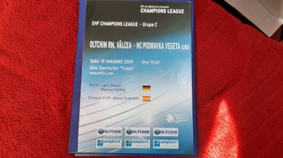 program Oltchim Rm. Valcea - HC Podravka Vegeta foto