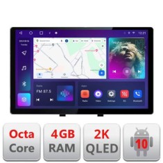 Navigatie dedicata Renault Megane 3 N-145 Edonav ecran 13&amp;quot; 2K 8 si 128 Android Waze USB Navigatie 4G 360 Toslink Youtube Radio KIT CarStore Technology foto
