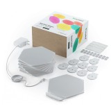 Cumpara ieftin Kit 9 Panouri luminoase Nanoleaf Shapes Hexagons, 16 Milioane culori, Tehnologie LED RGBW, Cablu 2.5 m SmartElectro IntelligentHouse
