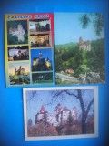 HOPCT LOT 3548 - 3 CARTI POSTALE-CASTELUL BRAN -JUD-BRASOV-NECIRCULATE, Necirculata, Printata