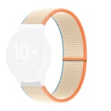Curea textila, compatibila Samsung Galaxy Watch7 44mm, telescoape Quick Release, Double Cream