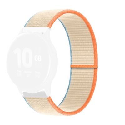 Curea textila, compatibila Huawei Watch Fit 3, adaptor inclus, telescoape Quick Release, Double Cream foto