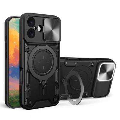 Husa pentru Apple iPhone 17, Techsuit, CamGuard Pro, Neagra foto