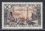 Franta 1957 - Lucrări Publice Franceze, MNH, Nestampilat