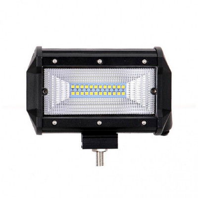 Proiector LED Bar, Off Road, patrat, 72W, 13cm foto