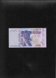 Statele Africii de Vest 10000 10.000 franci francs CFA BCEAO 2003 (25) seria25325094897 Coasta de Fildes A aunc-unc