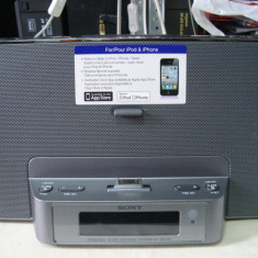 SONY ICF-DS15iP pt. iPhone,iPod (fara telecomanda)