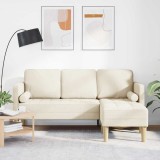 vidaXL Set de canapea P&acirc;nză 173 x 131 x 67 cm țesătură 42001924