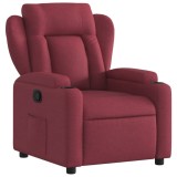 Cumpara ieftin Fotoliu rabatabil, rosu vin, material textil