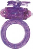 Inel Flutter Ring cu vibratii Mov, Toy Joy