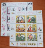 GERMANIA-DDR-''BASME-de GRIMM si PUSKIN''--2Bloc de:6 v.RAR!!!--MNH-.Nestampilat-vezi-Scan