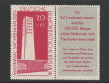 Germania DDR 1961-Memoriale nationale,victimele fascismului,dant.,MNH,Mi.Wzd24