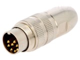 Conector M16 tată 8 pini, 5A, 60V, IP68 - LUMBERG