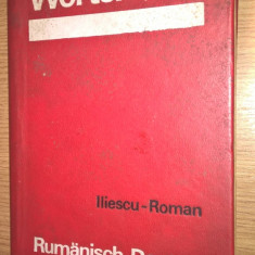 Dictionar roman-german, german-roman - Maria Iliescu; Al. Roman (1972)