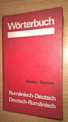 Dictionar roman-german, german-roman - Maria Iliescu; Al. Roman (1972) foto