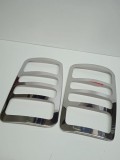 Ornament Stopuri Inox Volkswagen Caddy 2004-2015, Set 2 Buc. - Design Personalizat, Montare Banda Dublu Adeziva