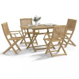 vidaXL Set mobilier de grădină, 5 piese, lemn masiv de acacia 3214234