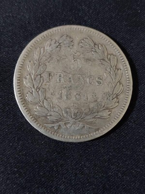 Franța 1831 A - 5 franci - Monedă de argint foto