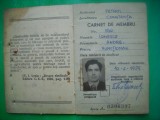 HOPCT CARNET DE MEMBRU SINDICATUL PETROL CONSTANTA 1959 DOBROGEA-[ TIMBRE CCS ]