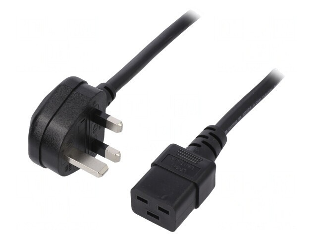 Cablu Alimentare 3m 3x1,5mm2 Negru