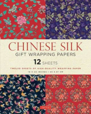 Chinese Silk Gift Wrapping Papers: 12 Sheets of High-Quality 18 X 24 Inch Wrapping Paper, Paperback/Tuttle Publishing foto