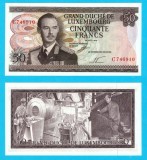 Luxemburg (pick 55) 50 Francs 1972 aUNC serie: C746910
