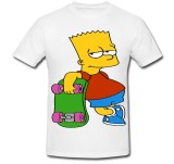 Cumpara ieftin Tricou &quot; Bart Simpson on skateboard &quot;