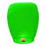 Lampion zburator, flippy, hartie biodegradabila, verde, 30 x 35 cm