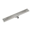 Jgheab de Dus Leziter Voda 70cm Otel Inoxidabil Satinat Liniar Cromat