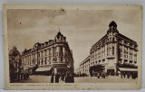 BUCURESTI , GRAND HOTEL SI GALERIILE LAFAYETTE , CARTE POSTALA ILUSTRATA , INTERBELICA