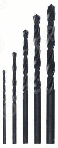 Bosch Set 5 burghie pentru metal HSS-R, DIN 338, D2-6mm ProAdvanced PowerfulTools
