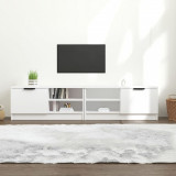 Comoda TV, 2 buc., alb, 80x35x36,5 cm, lemn prelucrat GartenMobel Dekor, vidaXL